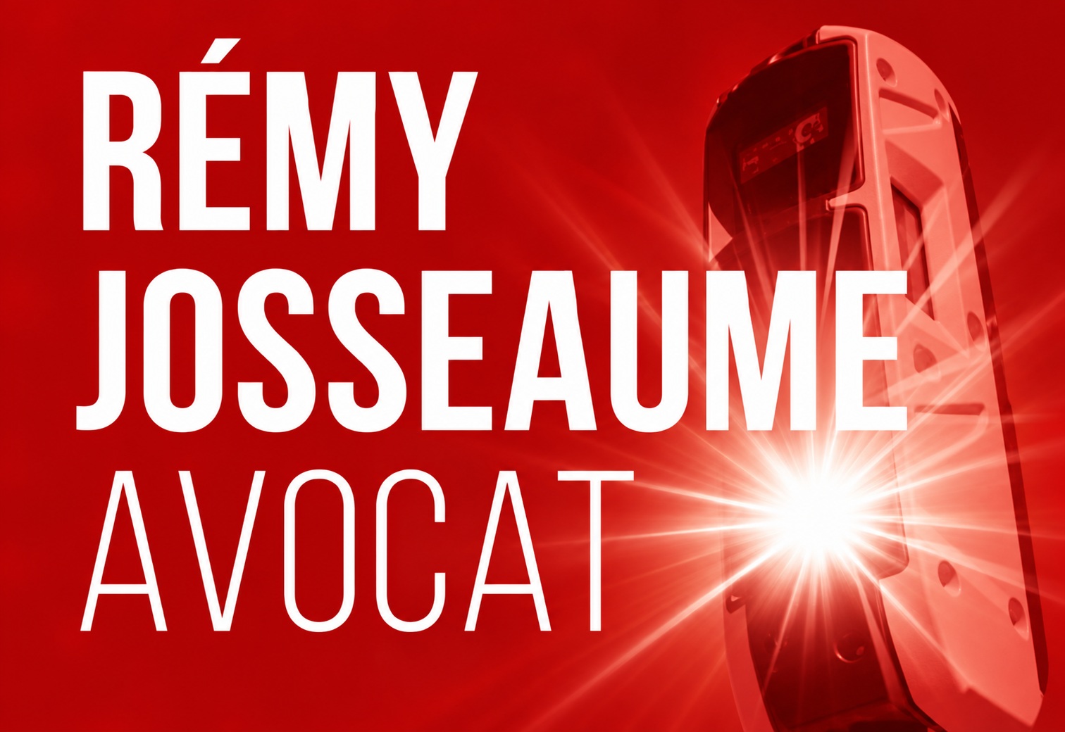R&eacute;my JOSSEAUME - Avocat en droit routier