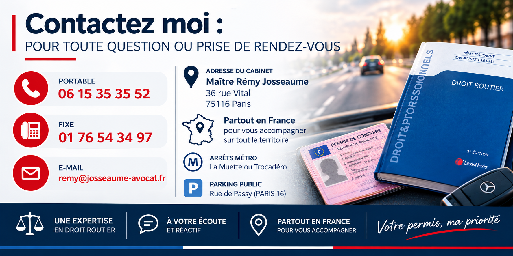 Coordonn�es du cabinet de Ma�tre R�my JOSSEAUME